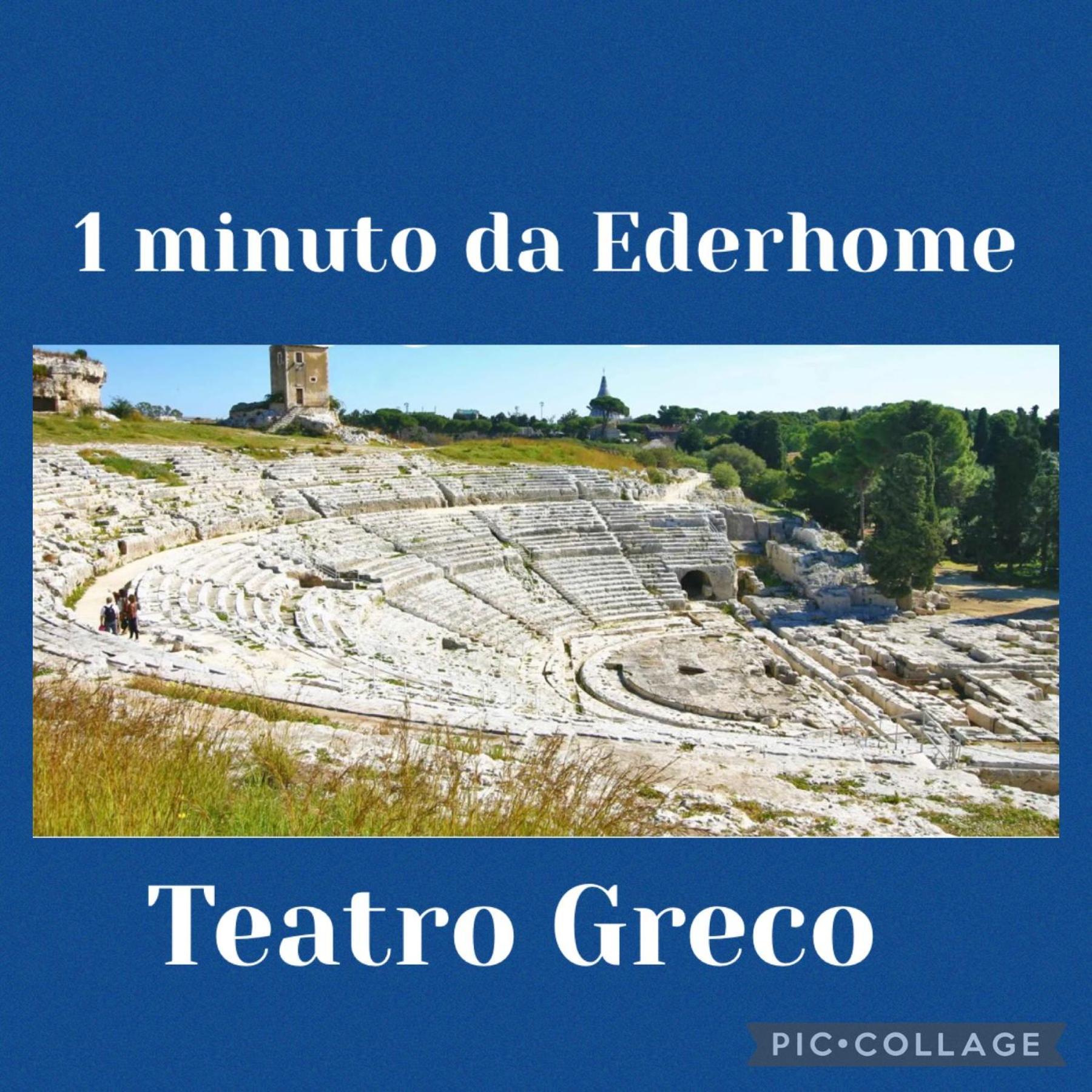 Eder Home A Un Passo Dal Teatro Greco Syracuse Luaran gambar